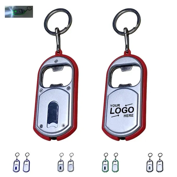 Bottle Opener Key Chain With Led Light