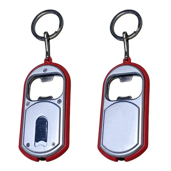 Bottle Opener Key Chain With Led Light