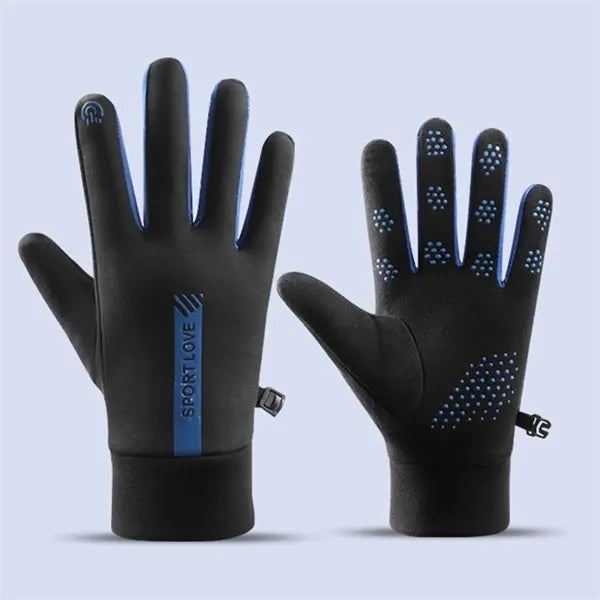 Winter Outdoor Sports Fleece Lined Cycling Gloves