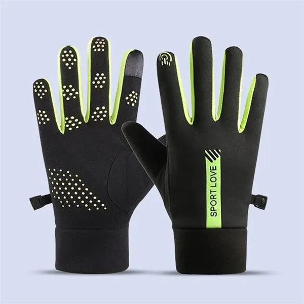 Winter Outdoor Sports Fleece Lined Cycling Gloves