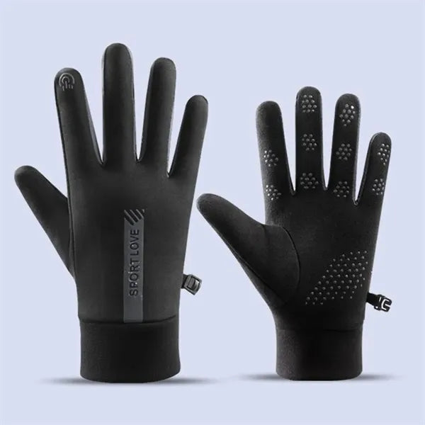 Winter Outdoor Sports Fleece Lined Cycling Gloves