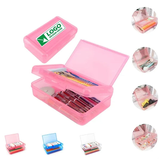 Double Layer Large Capacity Pencil Box