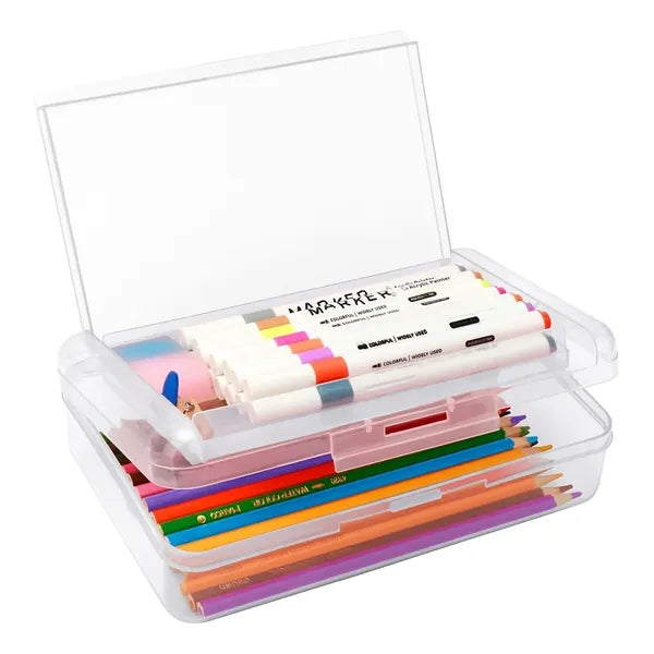 Double Layer Large Capacity Pencil Box