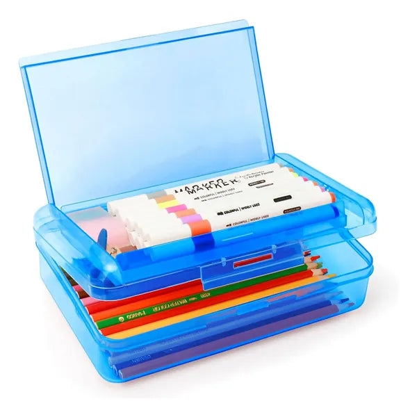 Double Layer Large Capacity Pencil Box
