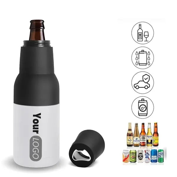 Bottle Cooler with Beer Corkscrew