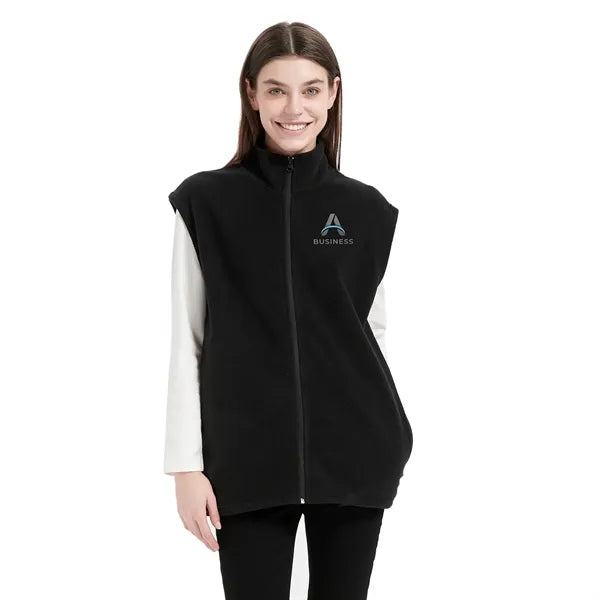 Ladies Basic Polar Fleece Vest