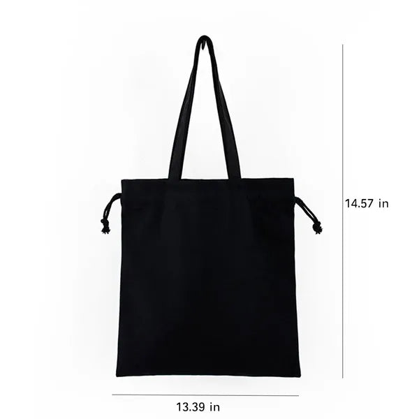 Large Cotton Drawstring Bag Colorful Custom Made