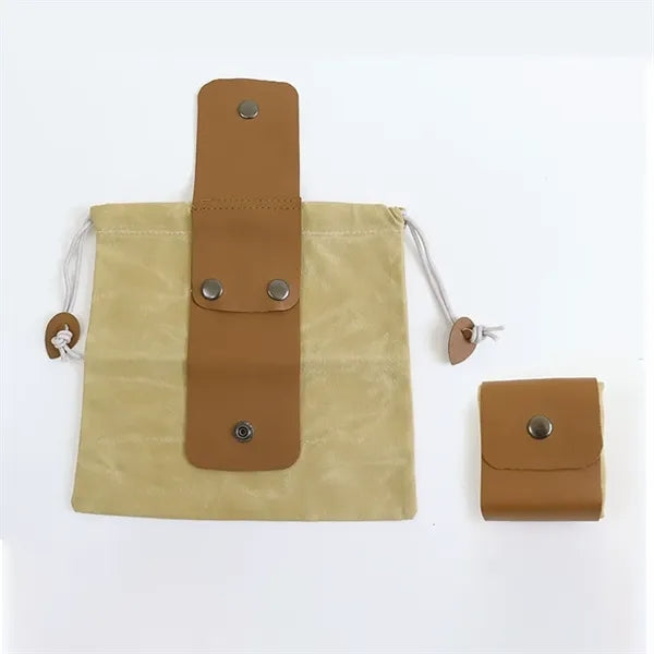Canvas Outdoor Foraging Bag With Belt Clip
