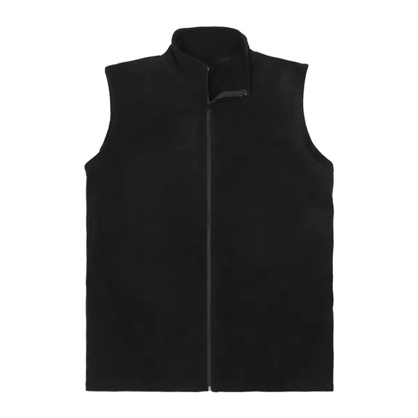 Mens Basic Polar Fleece Vest