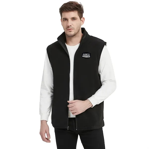 Mens Basic Polar Fleece Vest