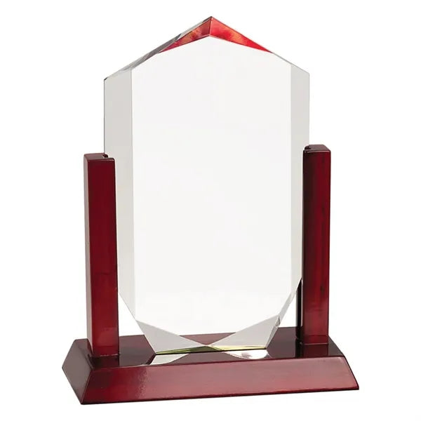 9" Clear Royal Crown Acrylic Award