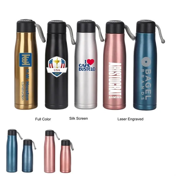 13.5 and 18.5 oz Stainless Steel Insulated Kids Water Bottle