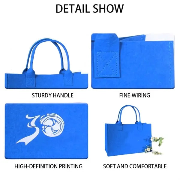 Felt tote bag