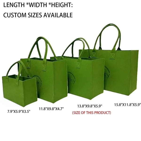 Felt tote bag
