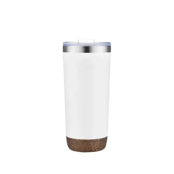 Oasis-V 22 Oz. Tumbler Mug with Cork Base (Double Walled)
