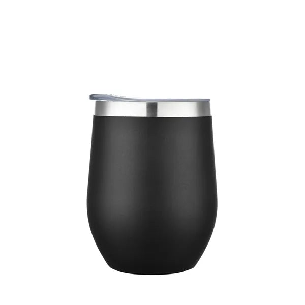 Vineyard-I 12 Oz Stemless Wine Glass Tumbler (Double Walled)