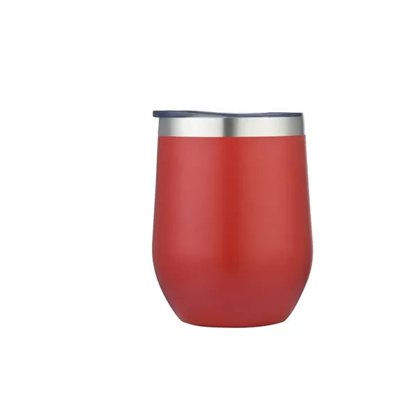 Vineyard-I 12 Oz Stemless Wine Glass Tumbler (Double Walled)