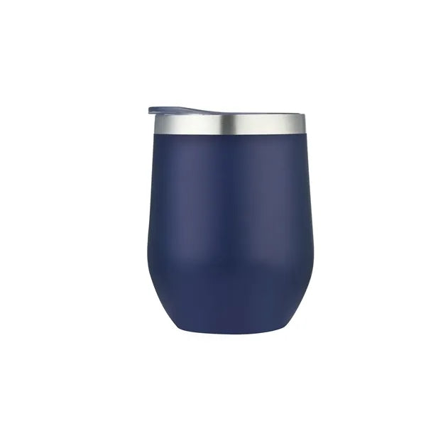 Vineyard-I 12 Oz Stemless Wine Glass Tumbler (Double Walled)