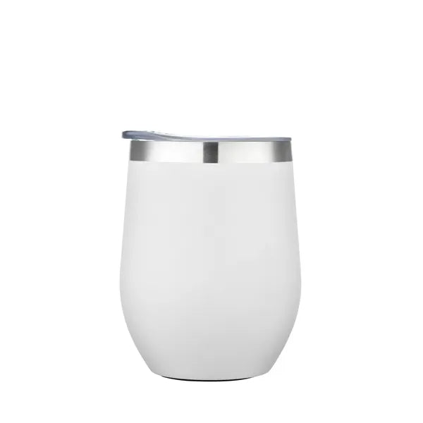 Vineyard-I 12 Oz Stemless Wine Glass Tumbler (Double Walled)