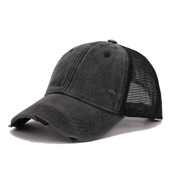 Distressed Mesh - Back Adjustable Baseball Cap
