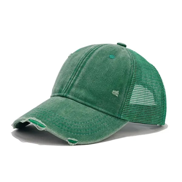 Distressed Mesh - Back Adjustable Baseball Cap