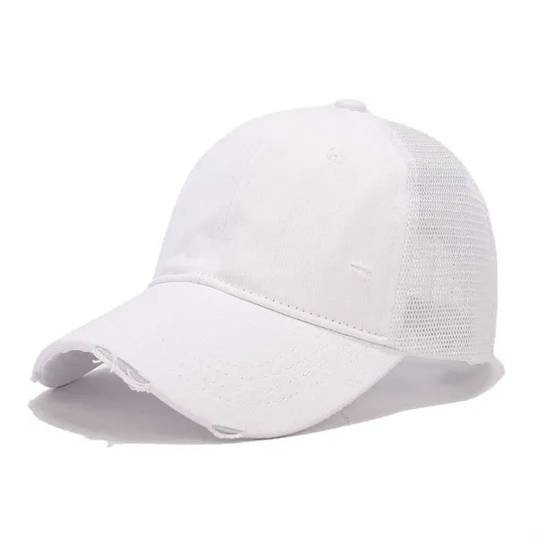 Distressed Mesh - Back Adjustable Baseball Cap