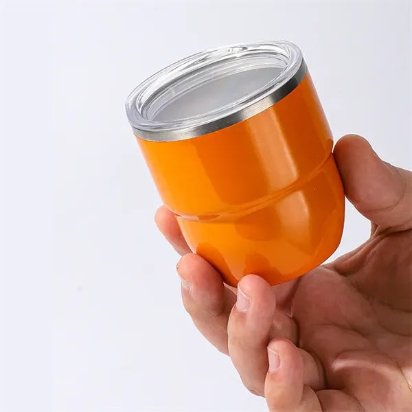 4oz Stackable Espresso Cup Tumbler with Lid and Straw