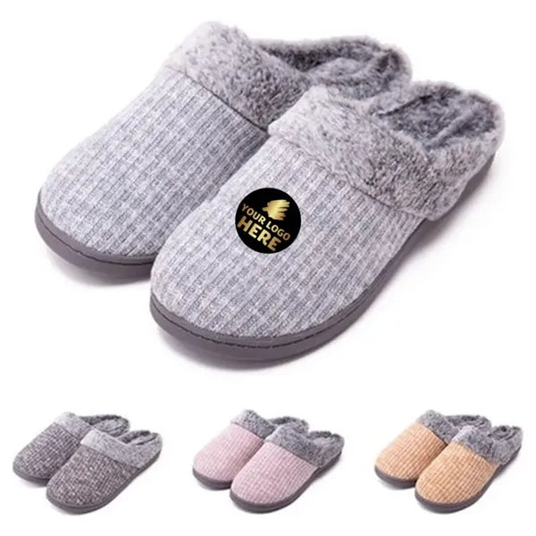 Winter Insulated Cotton Slippers