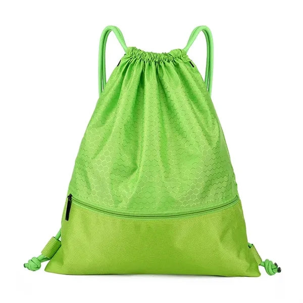 Large Drawstring W/Zipper