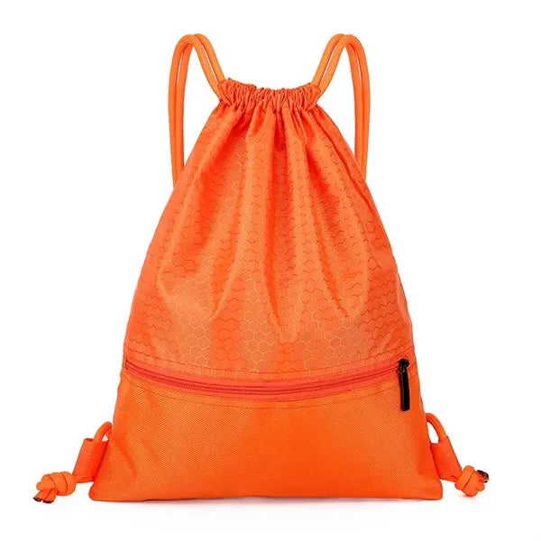 Large Drawstring W/Zipper