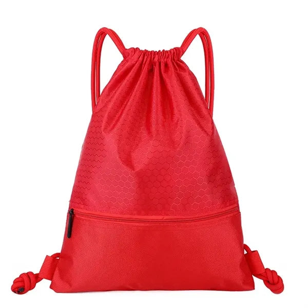 Large Drawstring W/Zipper