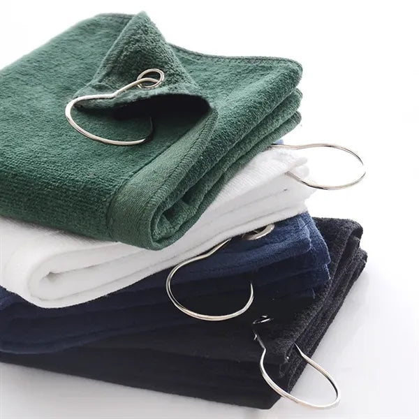 Carabiner Clip Cotton Golf Gym Towel