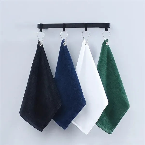 Carabiner Clip Cotton Golf Gym Towel