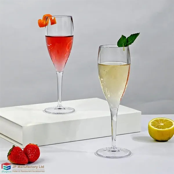 Acrylic Plastic Champagne Flute Glass