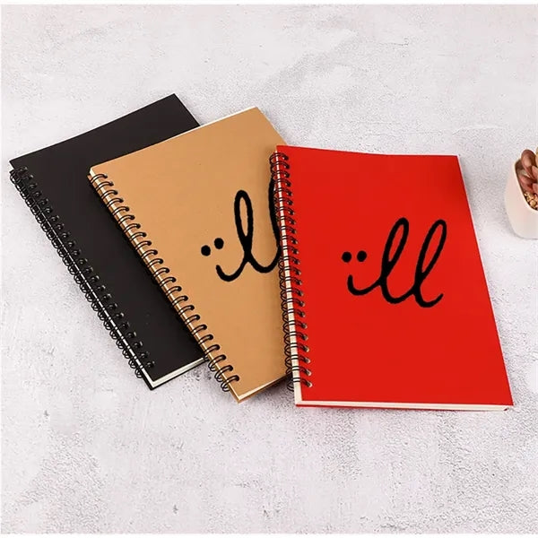 Kraft Paper Spiral Notebook