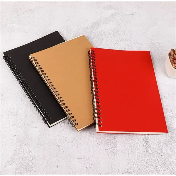 Kraft Paper Spiral Notebook