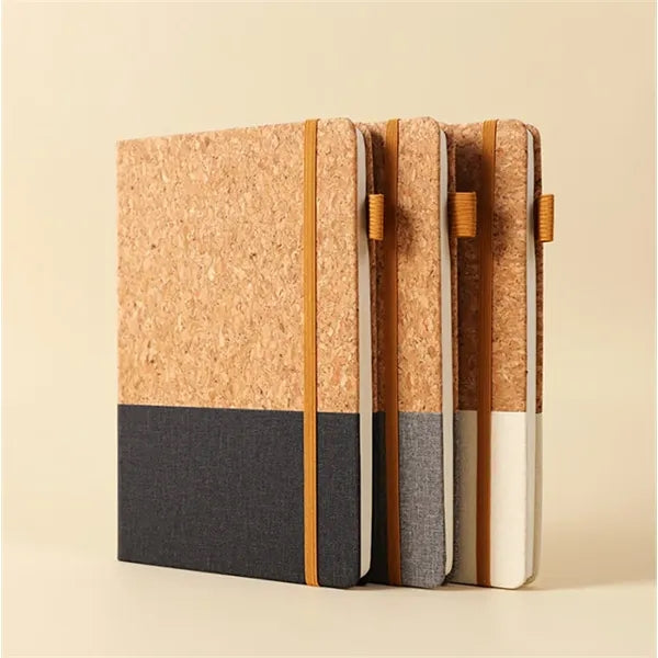 Cork Hardcover Bound Notebooks