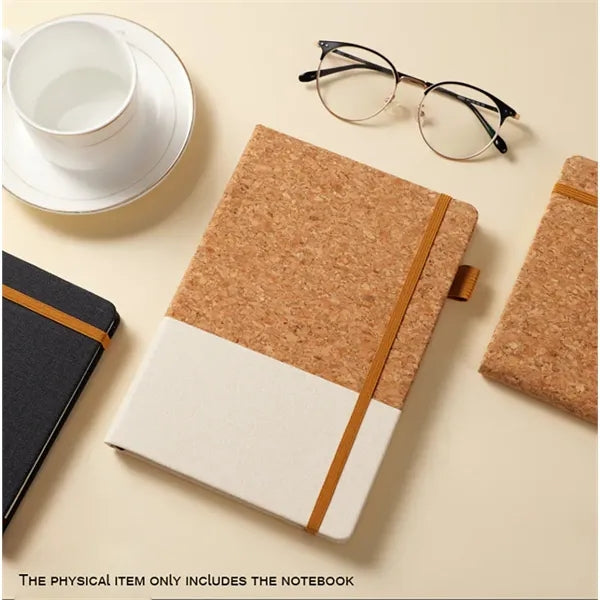 Cork Hardcover Bound Notebooks