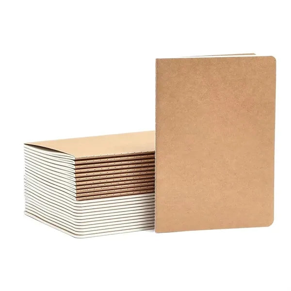 A5 Notebook with Thick Kraft Cover