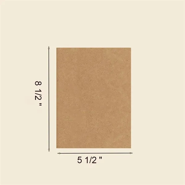 A5 Notebook with Thick Kraft Cover