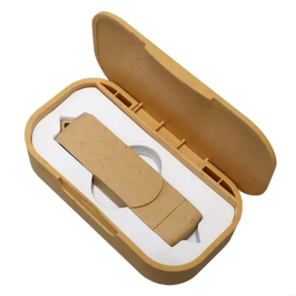 Eco-Friendly Wheat Straw USB Drive, USB 3.0