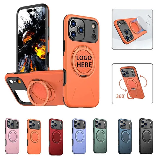 IPhone 17 Air Rotatable Stand Magnetic Protective Case