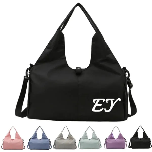 Waterproof Gym Yoga Tote Bag with Shoes Compartment
