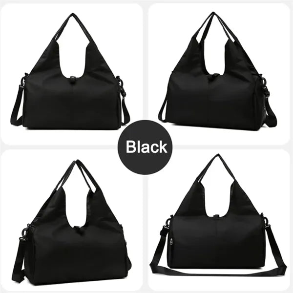 Waterproof Gym Yoga Tote Bag with Shoes Compartment