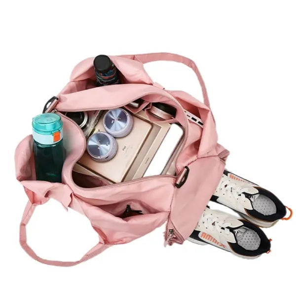 Waterproof Gym Yoga Tote Bag with Shoes Compartment