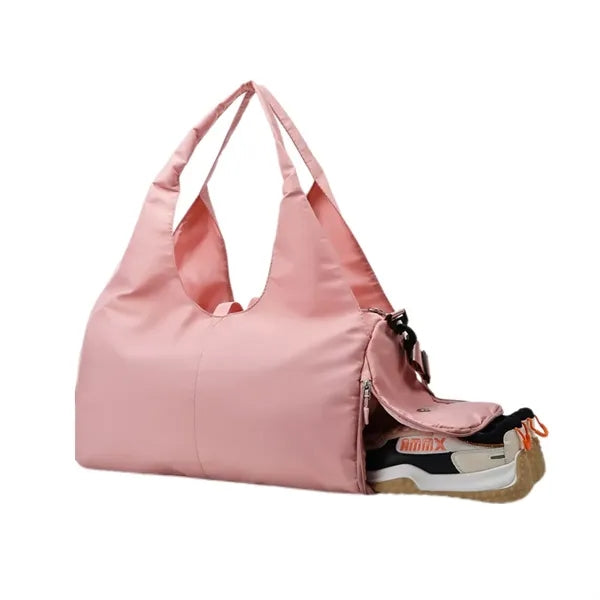Waterproof Gym Yoga Tote Bag with Shoes Compartment