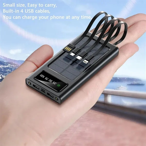20000mAh Portable Power Bank Solar Charger