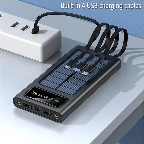 20000mAh Portable Power Bank Solar Charger