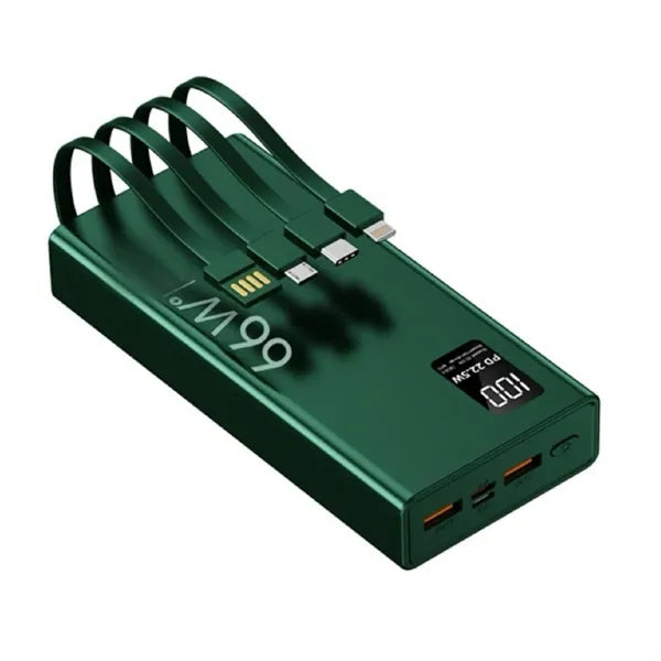 66W Power Bank 20000mAh USB PD Fast Charging Power Banks