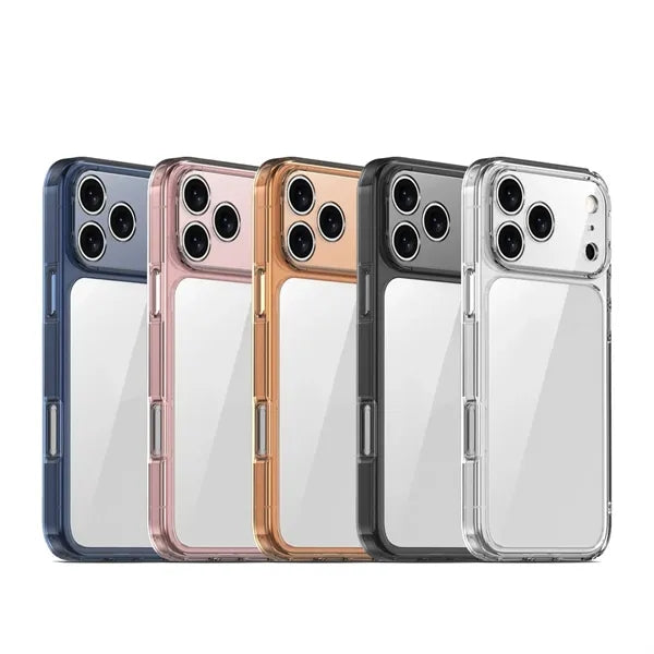 Transparent iPhone 17 Pro Max Shockproof Protective Case